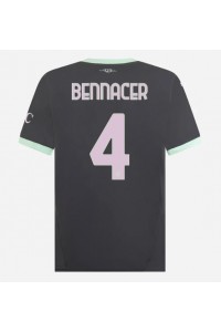 AC Milan Ismael Bennacer #4 Jalkapallovaatteet Kolmaspaita 2024-25 Lyhythihainen